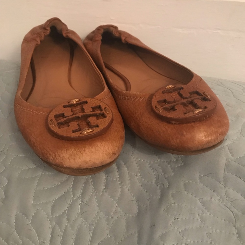 Tory Burch Leather Reva Flats 7.5 - Picture 3 of 5
